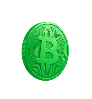 Analytics card displaying floating crypto market data